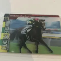 サラブレッドホースコレクション　直筆サイン　ジャングルポケット サラブレッドホースコレクション ☆ジャングルポケット☆直筆サイン