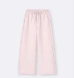 GU パフスウェットバギーパンツ　Sサイズ　ピンク　標準丈