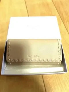 Paul Smith ベージュ レザー キーケース　新品・未使用　本物