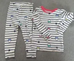 BABYGAP　disney パジャマ上下セット80サイズ