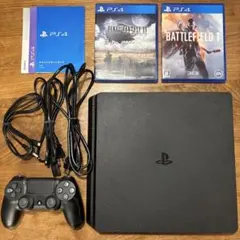 PS4 CUH-2000A Jet Black 500GB ゲームソフト2本付き