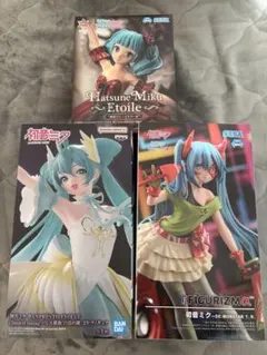 初音ミク プライズフィギュア3点セット