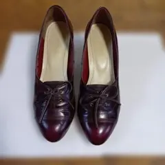 REGAL リーガル レースアップパンプス 23cm ダークブラウン ボルドー