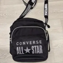 CONVERSE ALL STAR ブラックショルダーバッグ