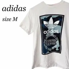 アディダスオリジナルス 人気カモフラ柄 Tシャツ トレフォイルロゴ Mのサムネイル