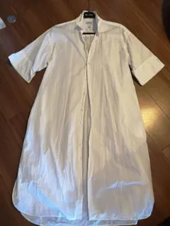 niko and... ニコアンド 白 ロング シャツ