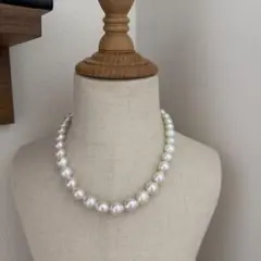 天然淡水パール　バロック　セミラウンド　エジソン　天然色　ハンドメイド素材