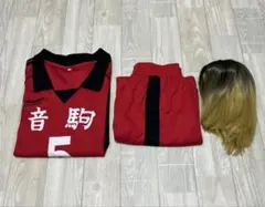 ハイキュー!! 孤爪研磨 ユニフォーム コスプレ 衣装 ウィッグ A-1043