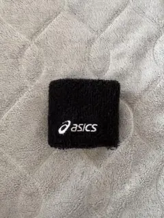 asics ブラック リストバンド