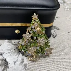 クリスマスツリー ブローチ