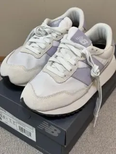 New Balance ニューバランス WS237YD ホワイト パープル 美品
