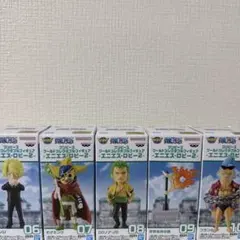 ゆ*ん様 ワンピース フィギュア　ワーコレ　エニエスロビー　5種