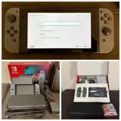 Switch 本体 グレー 2021年美品 ケース/スティックカバー　動作確認済