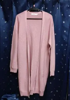マウジー　カーディガン　ピンク　羽織り