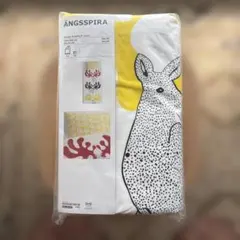 IKEA ÄNGSSPIRA 掛け布団カバー 枕カバー セット