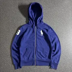 Polo Ralph big pony Lauren zip hoodie