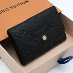 ルイヴィトン モノグラム アンプラント ミュルティクレ6 キーケース ブラック