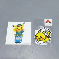 ポケモンセンター 限定 24じかんポケモンCHU ピカチュウ ステッカー