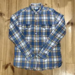 ◇EDWIN◇ チェック柄 長袖シャツ　サイズL