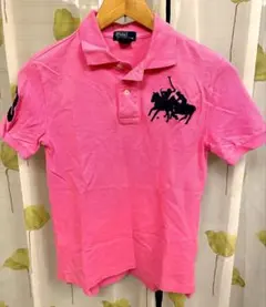 【新品・未使用】ポロ ラルフローレン ビッグポニー ポロシャツ ピンク S(8)