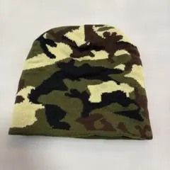 カモフラージュ ニットビーニー