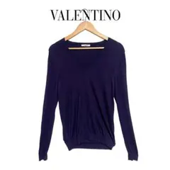 パープル ニット