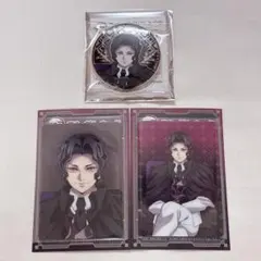 鬼滅の刃 鬼舞辻無惨 缶バッジ カード AGF 3点 まとめ売り