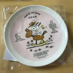 スヌーピー 2026年馬年プレート　お年賀プレート　アオキ　お皿