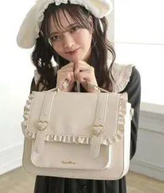 3way SecretDoor シークレットドア サッチェルバッグ アイボリーのサムネイル