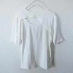 HARE ハレ リブ カットソー Tシャツ 白 F レディースのサムネイル