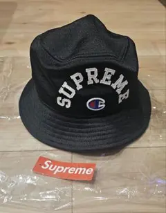 SUPREME×champion メッシュクラッシャー バケットハット - メルカリ