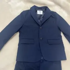 ZARAキッズ　ネイビー フォーマルスーツセット　122cm