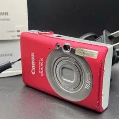 Canon DIGITAL IXUS 95 IS レッド 10.0MP デジカメのサムネイル