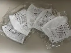 日本製 洗える布マスク 5枚セット 未使用 個包装 立体マスク