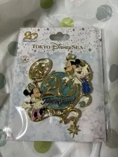 東京ディズニーシー 20周年 ピンバッジ