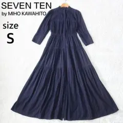 seventen by miho kawahitoフローラルシフォンロングドレス - メルカリ