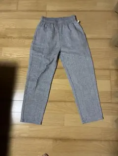 クックマン　ツイードグレー Mサイズ　テーパードパンツ