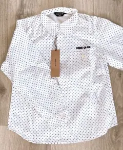 COMME CA ISM 長袖シャツ ドット柄 130A