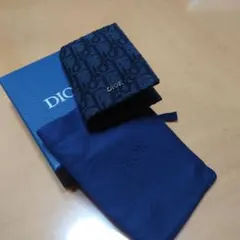 【Dior】ロゴ入り オブリーク 2つ折りカード ホルダー