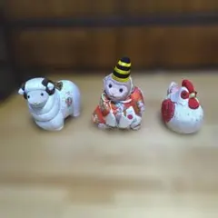 幸運を呼ぶ『七色の干支置物とり 鶏 酉』出産 七五三 入学 祝い 