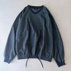 BEAMS ナイロン ジャケット Vネック タータンチェック