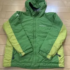 mont-bell キッズコート 150 グリーン/イエロー