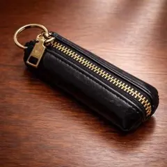 高品質 本革 ブラック 黒 小銭入れ 男女兼用 コインケース シンプル ビジネス