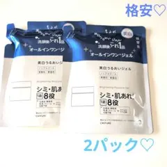 【ちふれ】美白うるおいジェルN 詰替用 103ｇ　×　2袋のサムネイル