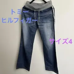トミーヒルフィガーTOMYHILFIGERサイドストライプ ブーツカットデニム