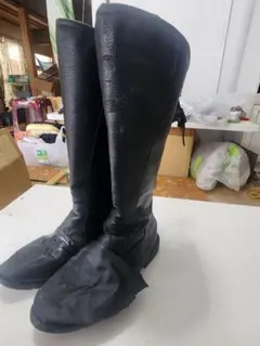 特攻ブーツ 黒 合皮 ヤレ旧車のサムネイル