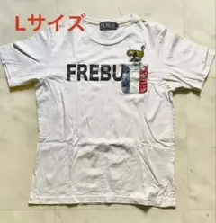 FRE BULLトリコロールカラーのペイズリー柄ポケット/Tシャツ/Lサイズ