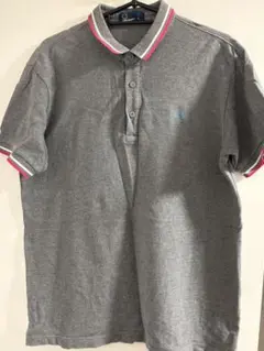 FRED PERRY グレー ポロシャツ Lサイズ