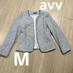 avv ノーカラーツィードジャケット 入学式 卒業式　参観日