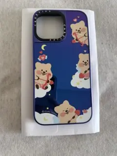 Casetify クマと雲のミラーiPhoneケース